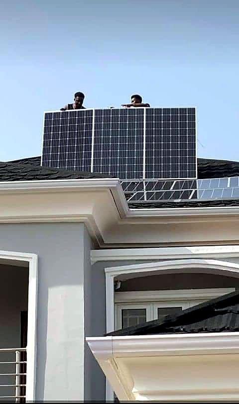 Rooftop solar panels