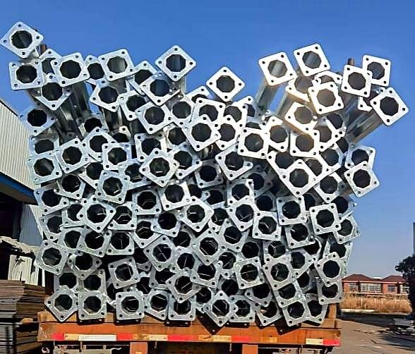 Street lighting poles